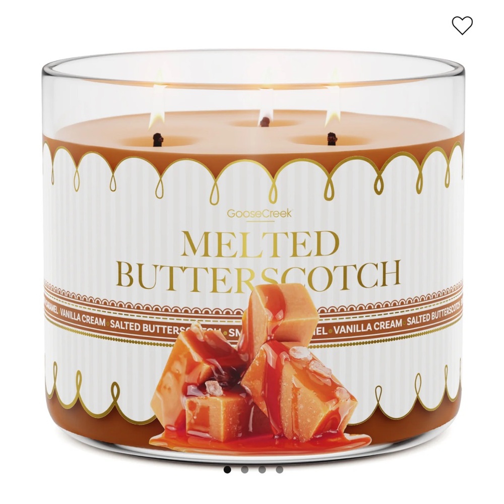 💛 GC  Melted Butterscotch 3-Wick Candle NEW